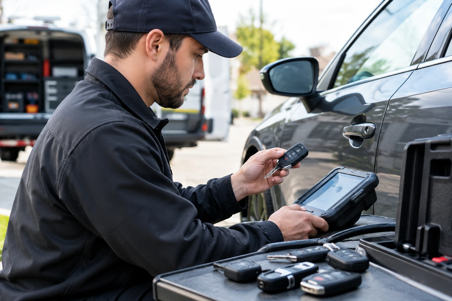 Car key programming and key fob services by KG Locksmith